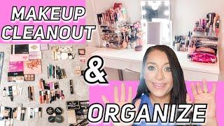 MAKEUP CLEAN OUT AND ORGANIZE WITH ME