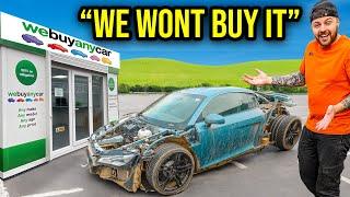 TAKING MY REBUILT AUDI R8 TO WE BUY ANY CAR