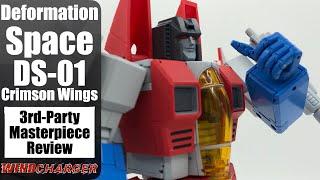 Transformers Masterpiece Review: Deformation Space DS-01 Crimson Wings (Starscream)