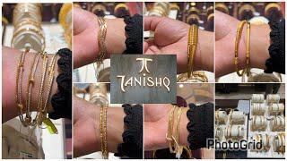 Tanishq daily wear everyday use lightweight bangles and fancy bangles designs with price and weight