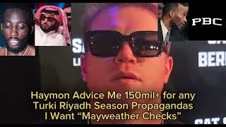 Canelo: “Haymon Tell Me Turki Gives 9-figure Mayweather Paydays”