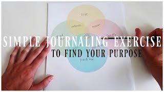 THE SECRET TO FINDING YOUR PURPOSE | Simple Journaling Exercise | Ikigai Concept