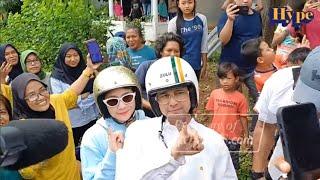 Pilkada 2024: Raffi Ahmad dan Nagita Slavina Naik Motor ke TPS