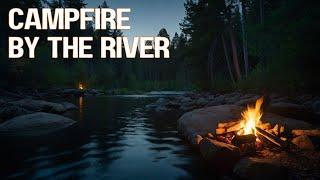 Drift Into Sleep with Campfire Sounds: Peaceful Night Ambience and Fire ASMR