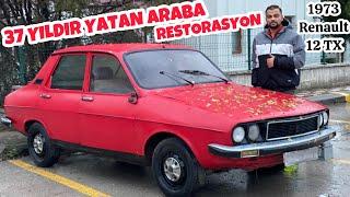 37 YILDIR YATAN ARABA’yı HAYAT’a DÖNDÜRDÜK (RESTORASYON) 1973 RENAULT 12 TX