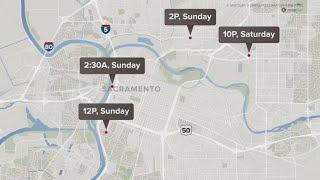 Sacramento Shootings: 1 dead after 4 separate shootings in 24 hours