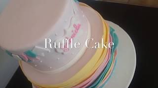 Cacau Déli Cakes - episódio 2 - Ruffle Cake- bolo de pasta americana