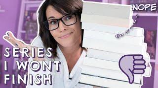 Popular Series I WON'T Finish | All the Book Series I Gave Up On