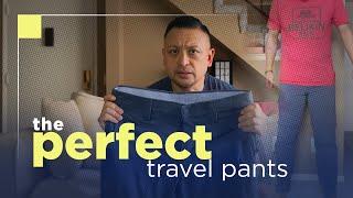 The Secret's Out. The Perfect Men's Travel Pants!