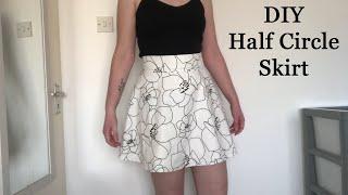 DIY Half Circle Skirt (With a Zip)