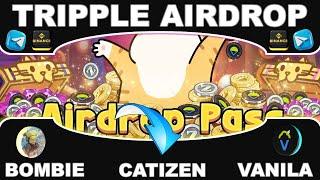 Triple Airdrop - Auto Jepe ?! Strategi Earning di Game Center Biar dapat $Bombie $Cone $Cati Banyak