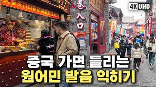 [4k] 중국 가면 들리는 원어민 중국어 회화ㅣ东北 핵심 도시 선양 걸으며‍️‍️