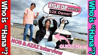 Who is Hana ?? Car Girl from USA. NOB Taniguchi and AZAZ interviews Racing skill and Herself ️