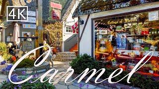 [4K] Carmel-by-the-Sea - California USA - Walking Tour