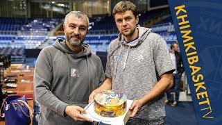 Practice Before Olympiacos B.C. [khimkibasketTV]