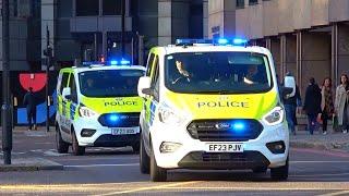 City of London Police vehicles emergency lights + sirens [collection]