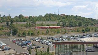 Trenuri Vazute de Sus de la Aquaparkul Nymphea Oradea/Trains Viewed From Above the Oradea Aquapark