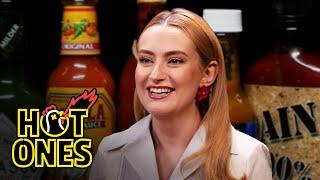 Amelia Dimoldenberg Goes on a Date With Spicy Wings | Hot Ones