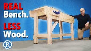 The Minimum Timber Bench // Start woodworking for less!