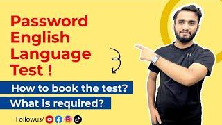 Password English Language Test | How to book the test? | What is required? | #studyabroad