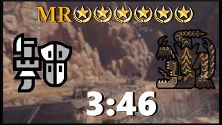 MHW: Iceborne (PC) - MR6 Brute Tigrex Solo (Gunlance) - 3:46 - TA Rules