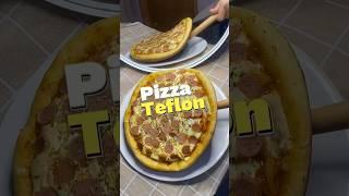 Parah bggtt!!! Pizza teflon terenak sih, ga perlu telur, mixer n oven. Lezat bgt #pizzateflon