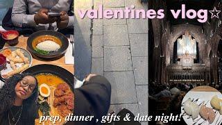 valentines vlog: prep + dinner + gifts + concert