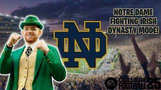 DYNASTY MODE | NOTRE DAME FIGHTING IRISH | (EA Sports College Football 25)