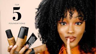 MY TOP 5 FAVORITE FOUNDATIONS at the moment... | Slim Reshae