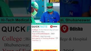Hi Tech Medical College & Hospital, Bhubaneswar, Odisha || #odisha #neetug #mbbs