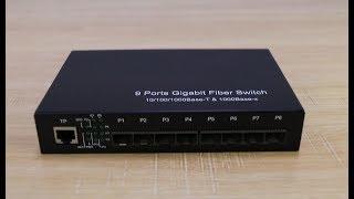 SFP Switch （full gigabit）8 fiber port 1 RJ45 port