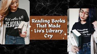Reading Books That Made Liv's Library Cry | #SadBookHours | READING VLOG