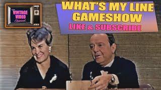 What's My Line ~ Gameshow  ~ Colorized and Upscaled to 4k