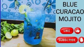 BLUE mojito recipe | Blue CURACAO cocktail |Dilli mughlai point