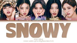 ITZY (있지) - "Snowy" (Color Coded Lyrics Eng/Rom/Han/가사)