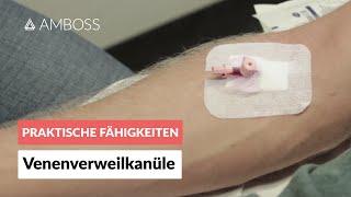 Legen einer Venenverweilkanüle (peripherer venöser Zugang, Viggo, Flexüle, Braunüle) - AMBOSS Video