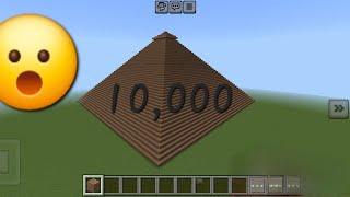 Create Pyramid (part-1) 10,000 Block | Minecraft Game me Mast Pyramid Banay