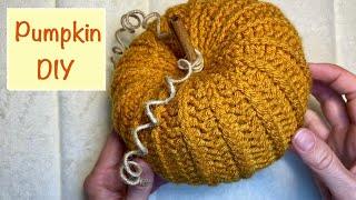 Easy Crochet Pumpkin Tutorial / DIY Pumpkin / Amigurumi Crochet Pumpkin