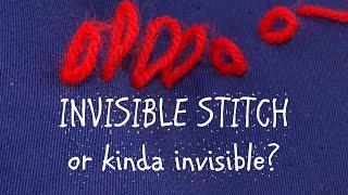 COOL INVISIBLE STITCH FROM THE INTERNET