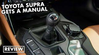 Toyota Supra manual transmission review and reaction