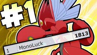 RANK #1 WITH SCIZOR, I AM THE GREATEST MONOTYPE RANDBATS PLAYER