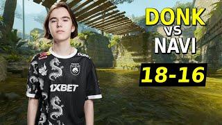 INSANE GRAND FINAL | donk (18-16) vs NaVi | BLAST Premier Spring Final 2024 CS2 POV