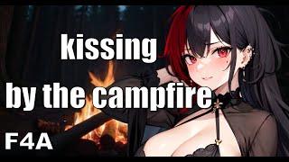 kissing by the campfire  2hr loopable ASMR [wholesome] [romantic] [cozy] F4M & F4F