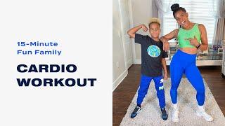 15-Minute Fun Family Cardio Workout With Deja Riley