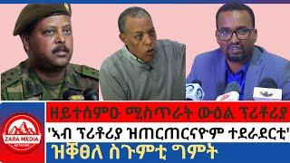 #zaramedia - ዘይተሰምዑ ሚስጥራት ውዕል ፕሪቶሪያ'/ኣብ ፕሪቶሪያ ዝጠርጠርናዮም ተደራደርቲ/ ዝቐፀለ ስጉምቲ ግምት'ች - 09-06-2024