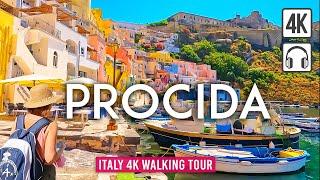 Procida 4K Walking Tour (Italy) - Peaceful morning walk - Captions & Immersive Sound [4K UHD/60fps]