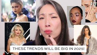 MY 2025 BEAUTY TREND PREDICTIONS - No More Mascara?! No More Eyebrows?!? Cherry Lips!