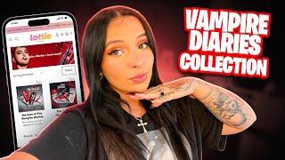 Full Face of #viral Lottie London Vampire Diary Makeup!