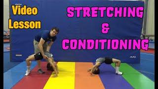 How to do STRETCHING and CONDITIONING at Home! MGA Gymnastics