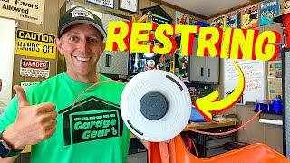 HOW TO RELOAD A STIHL AUTOCUT 27-2 STRING TRIMMER HEAD FOR BEGINNERS